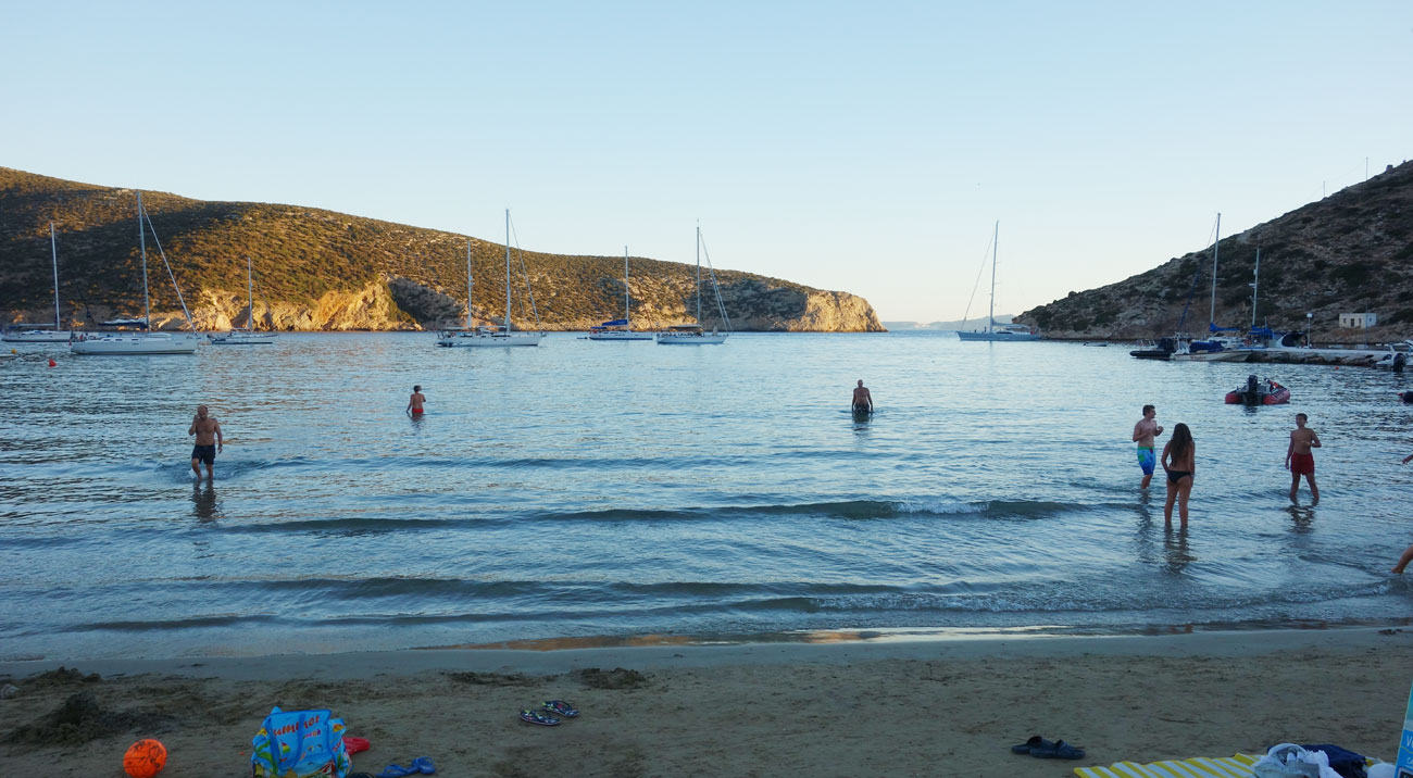 Vathy beach in Sifnos